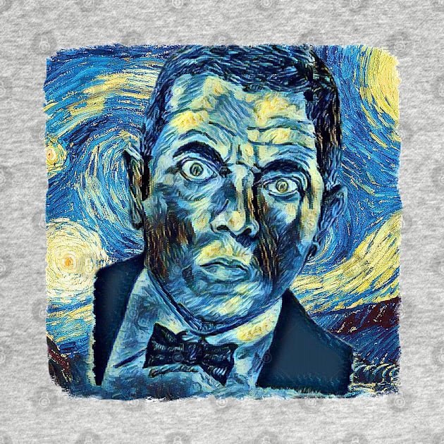 Mr. Bean Van Gogh Style by todos